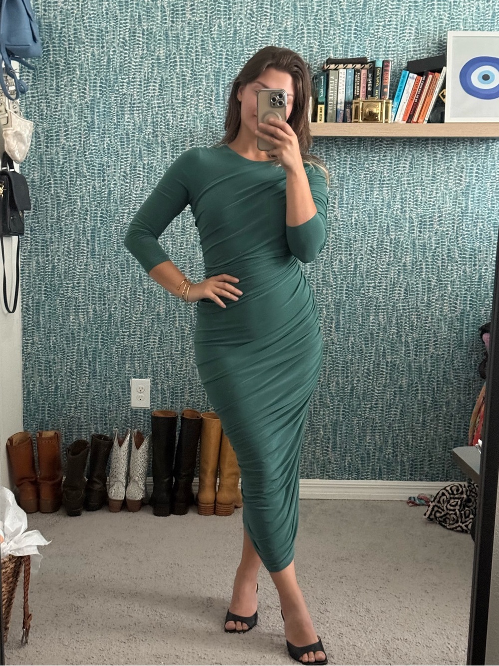 Norma Kamali Long Sleeve Dianna Dress size Medium